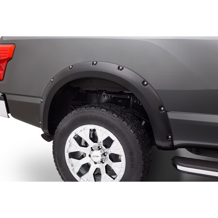 Bushwacker 16-17 TITAN XD 78IN FENDER FLARES POCKET STYLE 2PC 70018-02